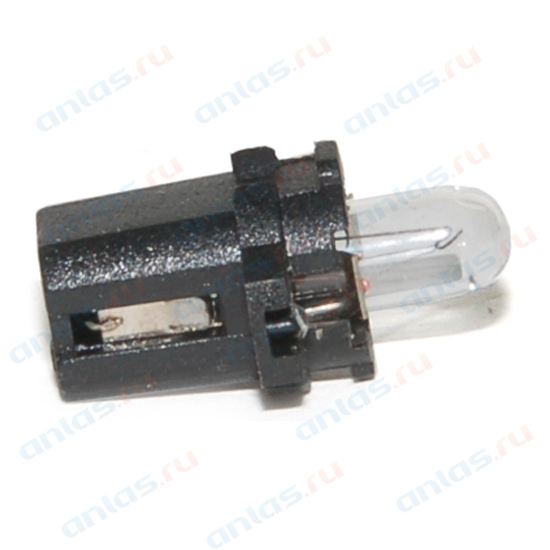 Автолампа NARVA 12V 1.2W с черн.патроном BAX(T5) B8.3d 17036