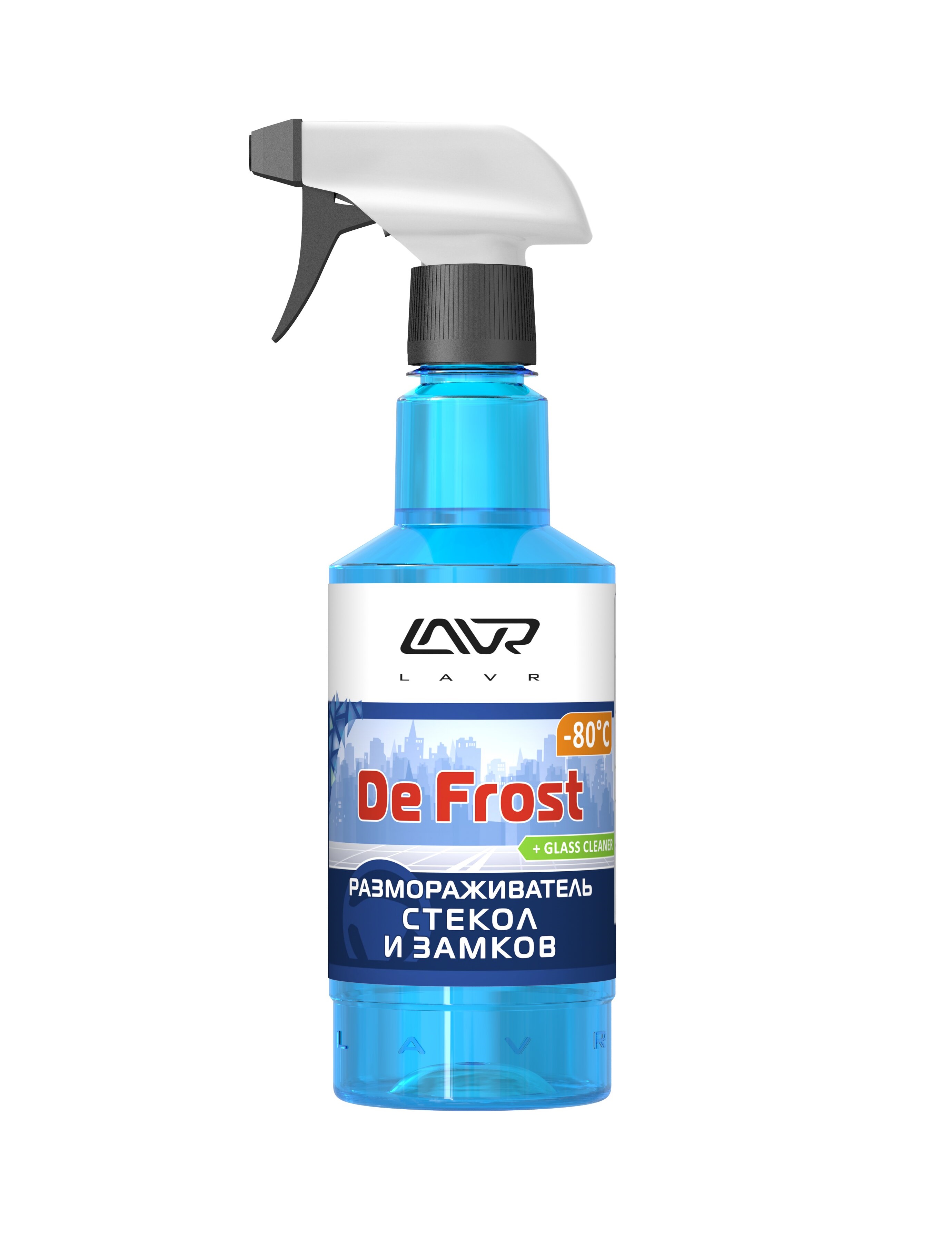 Размораживатель стекол и замков DE-FROST (-80С) LAVR 500мл Ln1302-L