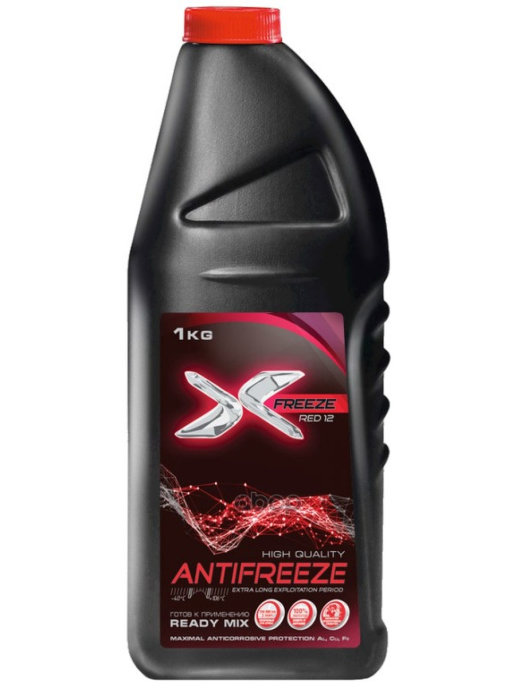 Антифриз X-Freeze RED -40 G12 красный  1кг Тосол-Синтез
