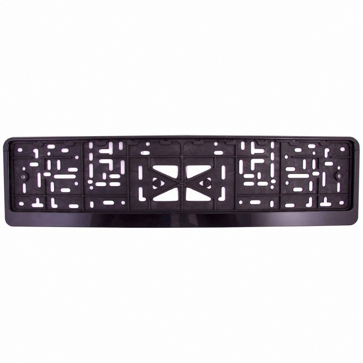 Рамка номера с защ. черная Russia рельеф