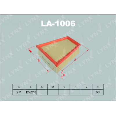 Фильтр воздушный LA1006