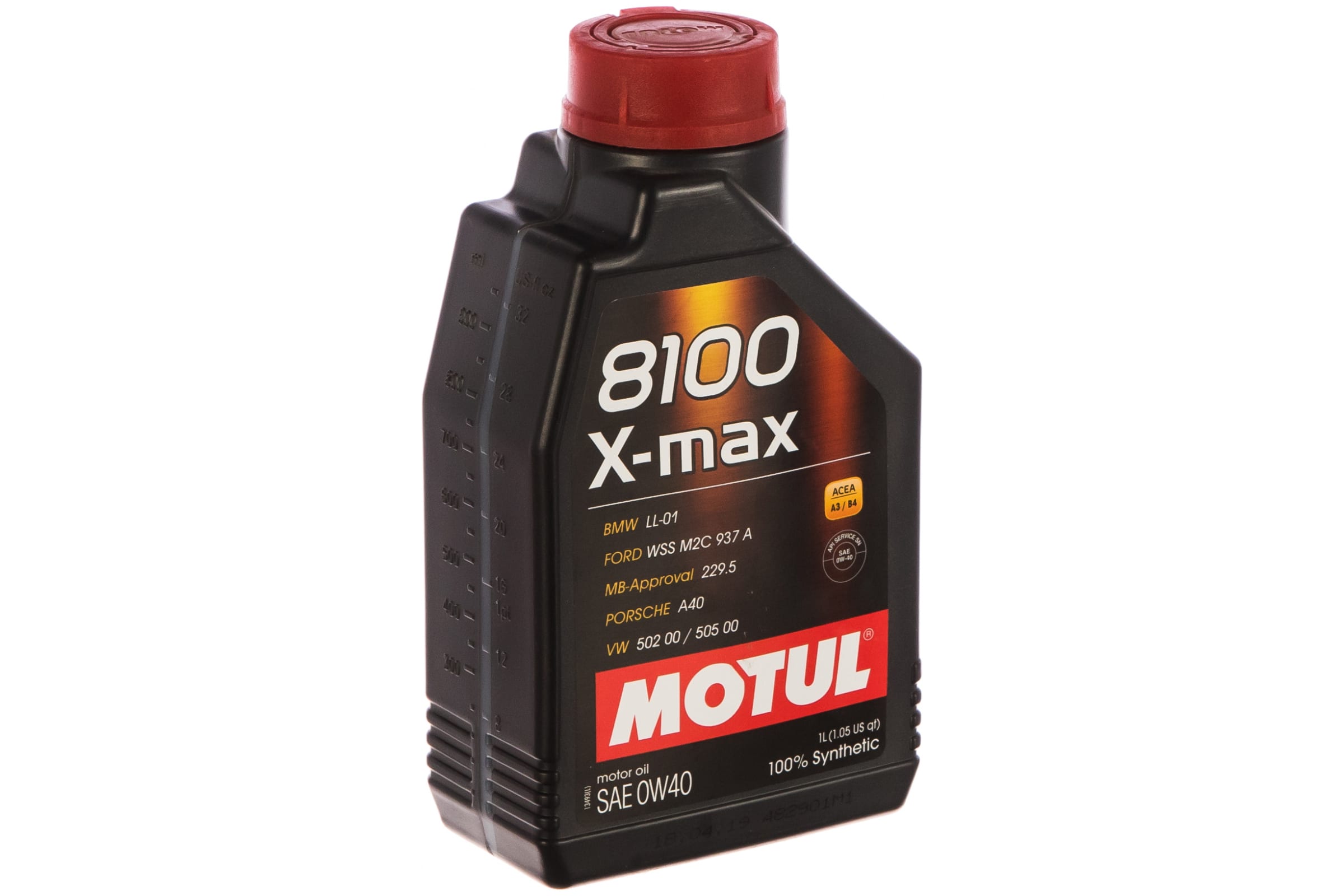 Масло мот. MOTUL 8100 X-Max 0W40 синт. 1л  104531