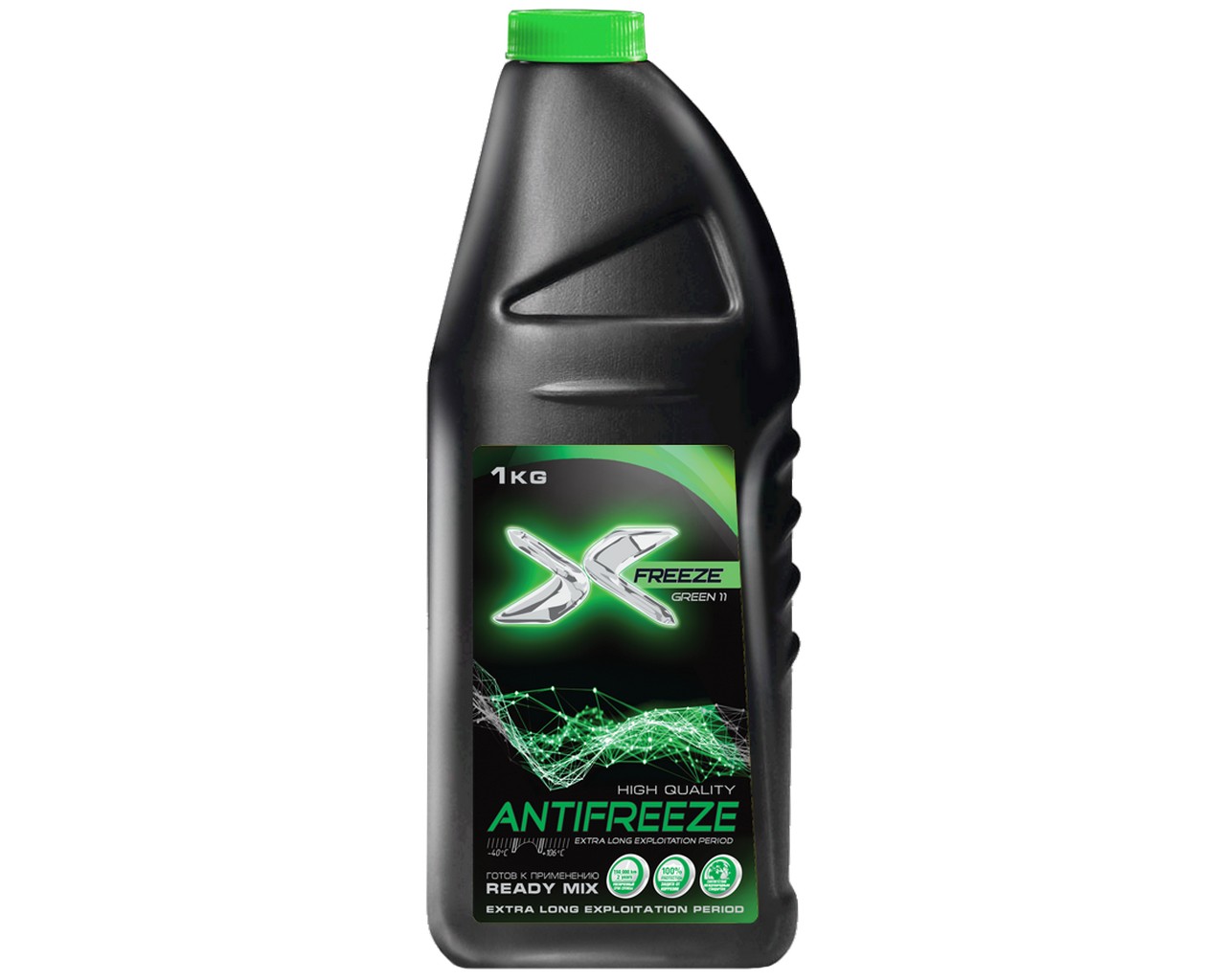Антифриз X-Freeze Green -40 G11 зеленый  1кг Дзержинск