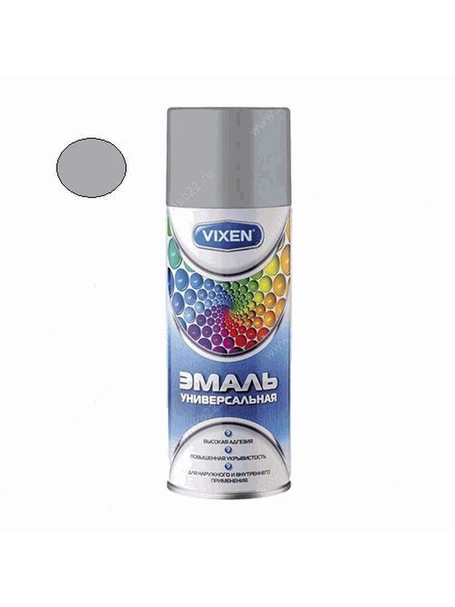 Краска-спрей VIXEN VX-17040 эмаль универс.серая 520мл RAL7040