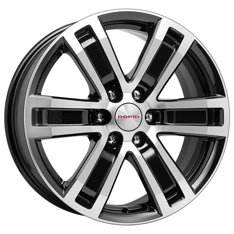 K&K KC457 (R-7-Рольф)  7.5*17 6*139.7 ET25 106.1 алмаз черный