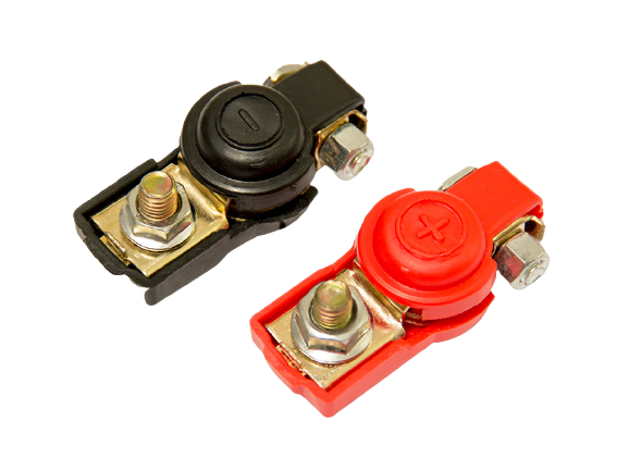 Клемма АКБ сталь в пластиковом корпусе Япония КЛ036