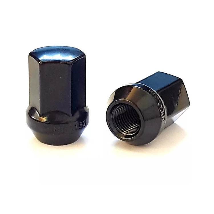 Гайка M12*1,5 (35/, hex19,конус,blister 20,CH) 2007-BP20 BLACK