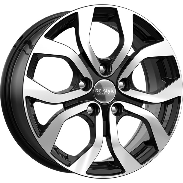 K&K Морейн 6.5*17 5*114.3 ET50 67.1 алмаз черный  