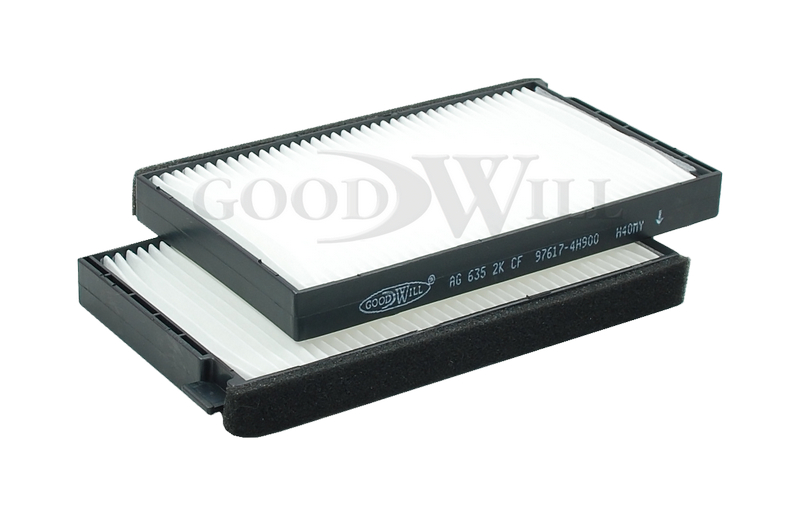 Фильтр салона (2шт. к-кт) AG6352KCF