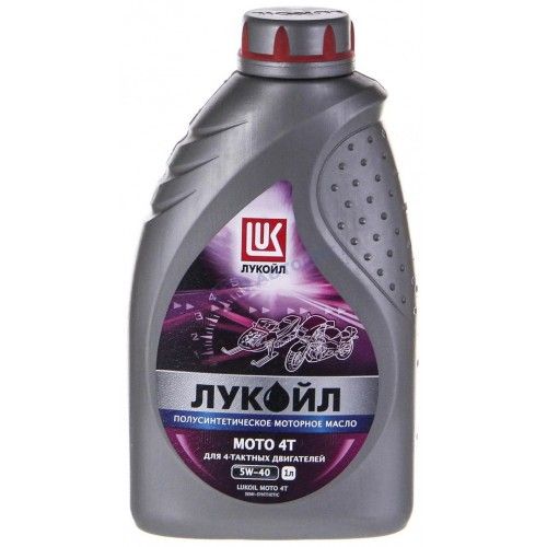 Масло мот. Лукойл Мото 4Т 5W40 SL 1л.