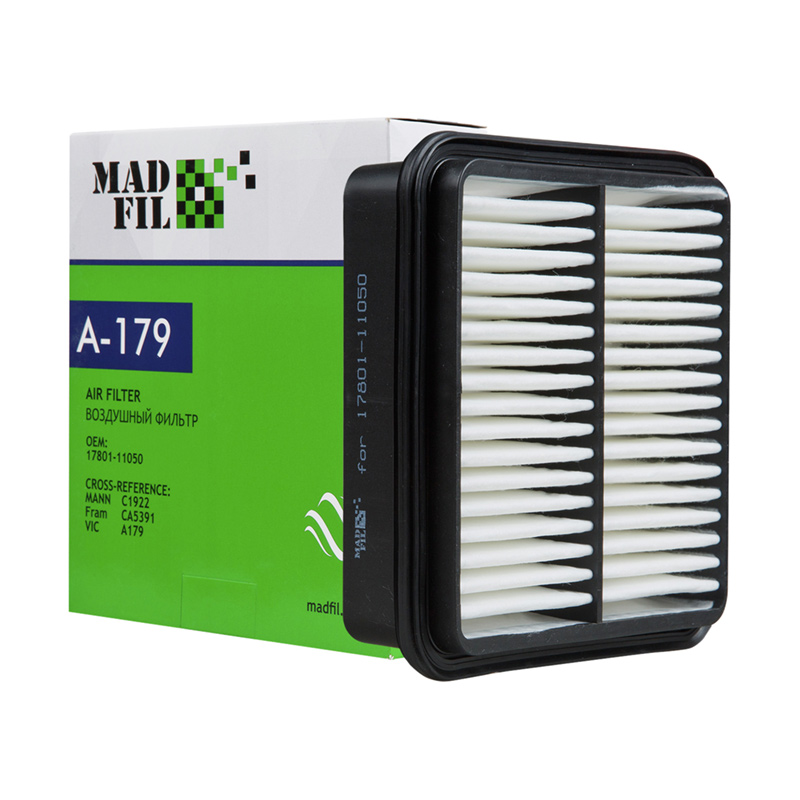 Фильтр воздушный Madfil A-179  17801-11050