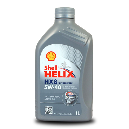 Масло мот. Shell Helix HX8 5W40 SN/CF синт., 1л