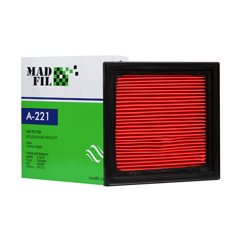 Фильтр воздушный Madfil A-221  16546-41B00