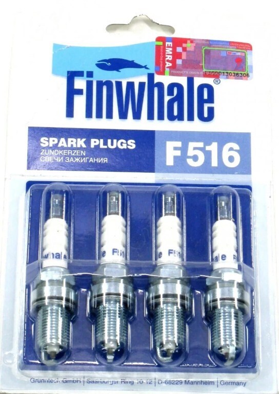 Свеча Finwhale F516 к-т ВАЗ 2110-12 (16клап)