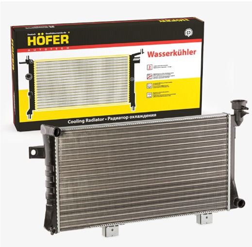 Радиатор ВАЗ 21213 охлаждения (алюминиевый) HOFER HF 708 413