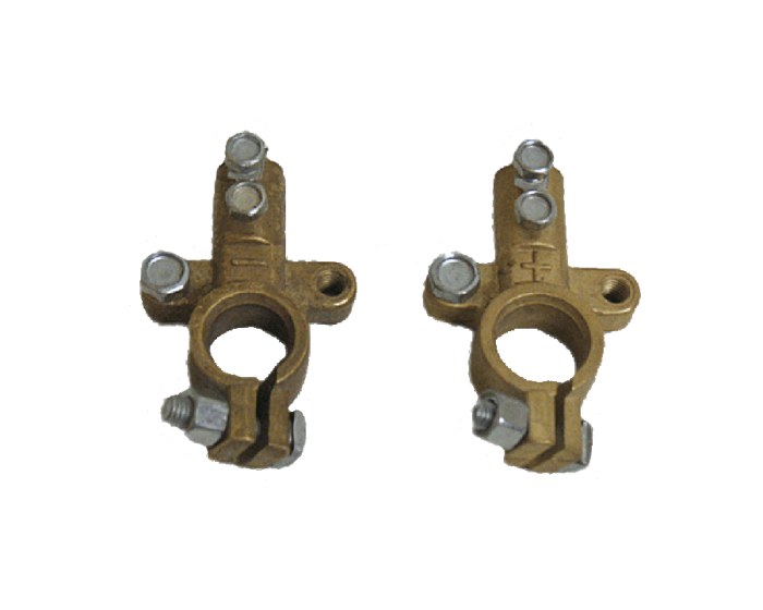 Клемма АКБ латунь "Титан" пара