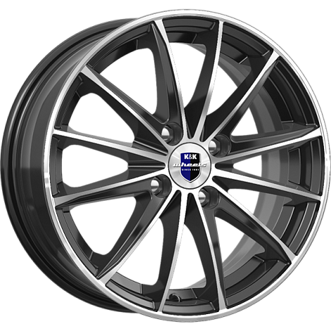 K&K Пойнт Бланк-ориг. (КС884) 6*15 4*100 ET40 60.1 алмаз черный