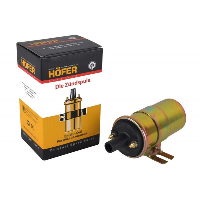 Катушка зажигания 2108/2106 с б/к сист.зажиг. HOFER HF 750 302
