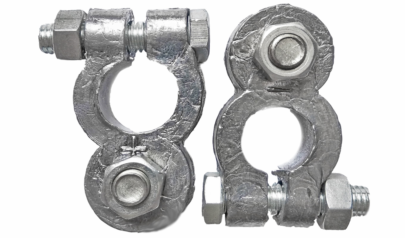 Клемма АКБ свинец в ваккууме +/- к-т  Новосибирск