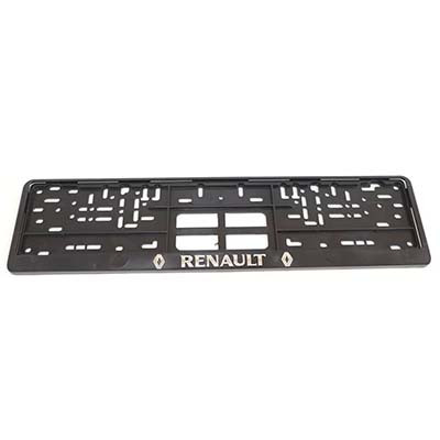 Рамка для номера с защелкой Renault