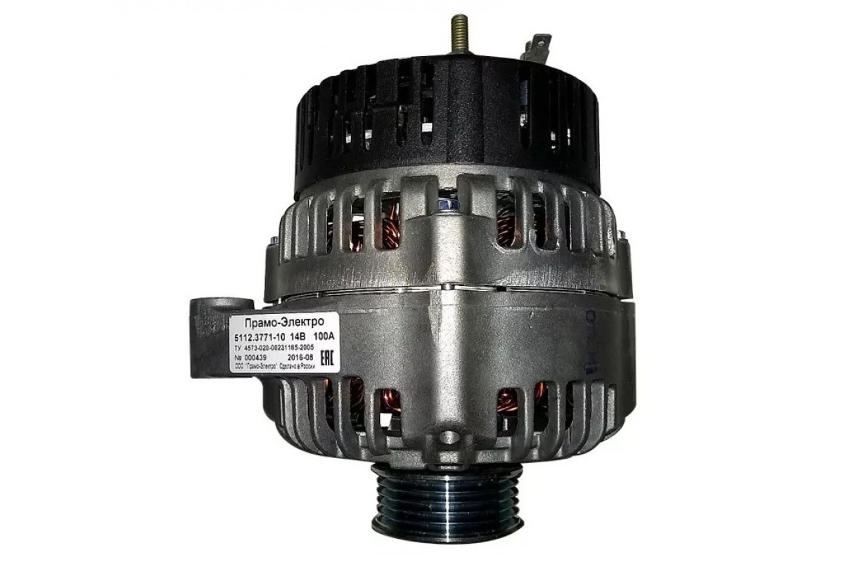 Генератор ВАЗ-2123 Нива-Шевроле с 09.2003г., 14В, 110А, шестиручейковый ELTRA