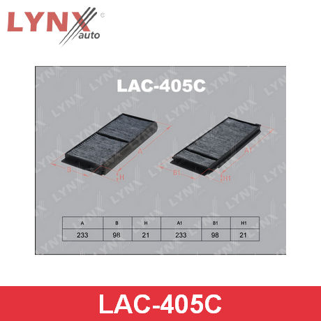 LAC-405C Фильтр салоный LYNXauto 
