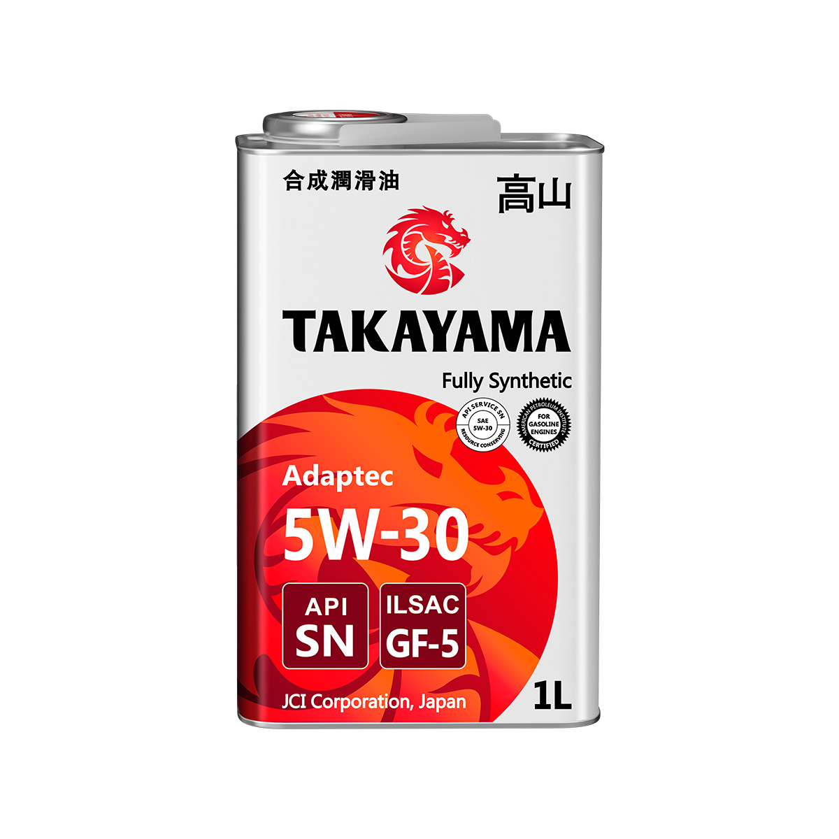 Масло мот. TAKAYAMA Adaptec ILSAC GF-5/SN 5W30 1л синт. железо