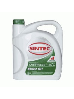 Антифриз Sintec Евро зеленый 5кг 
