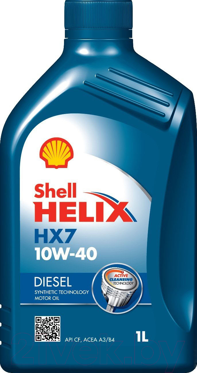 Масло мот. Shell Helix Diesel HX7 10W40 CF п/с, 1л