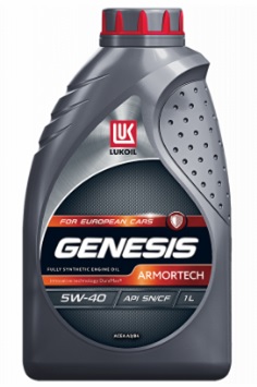 Масло мот. Лукойл GENESIS ARMORTECH (SN) синт 5W40 1л