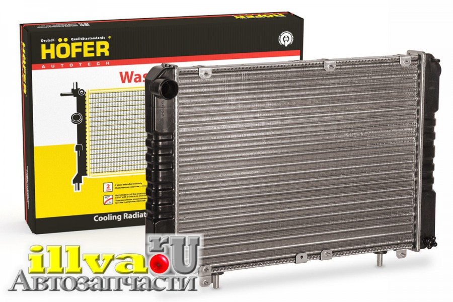 Радиатор ВАЗ 2107 охлаждения HOFER HF 708 411