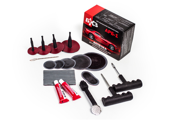 Аптечка для бескамерных шин 13 предметов New Galaxy