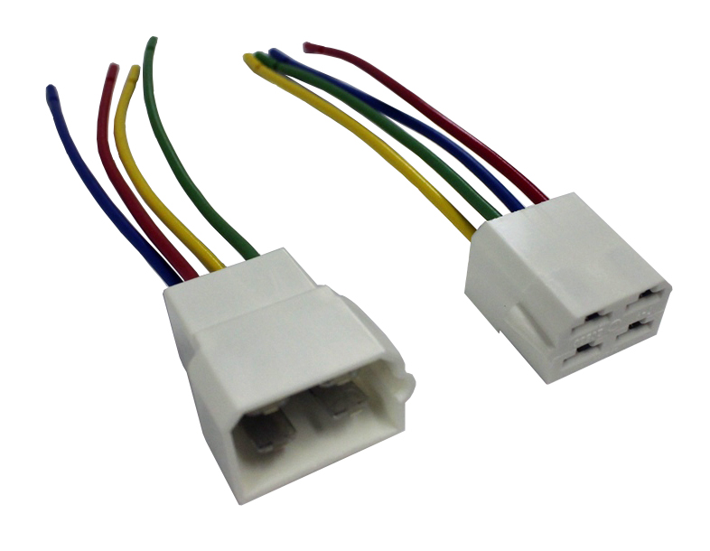 Колодка-разъем 4 контакта в сборе 