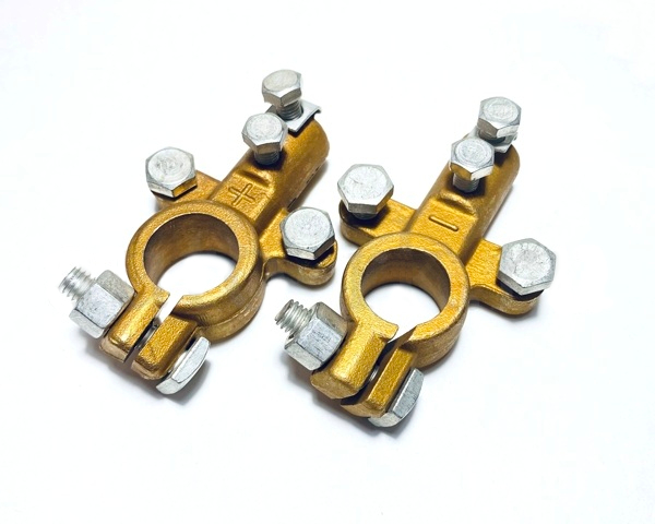 Клемма АКБ желтые Евро пара