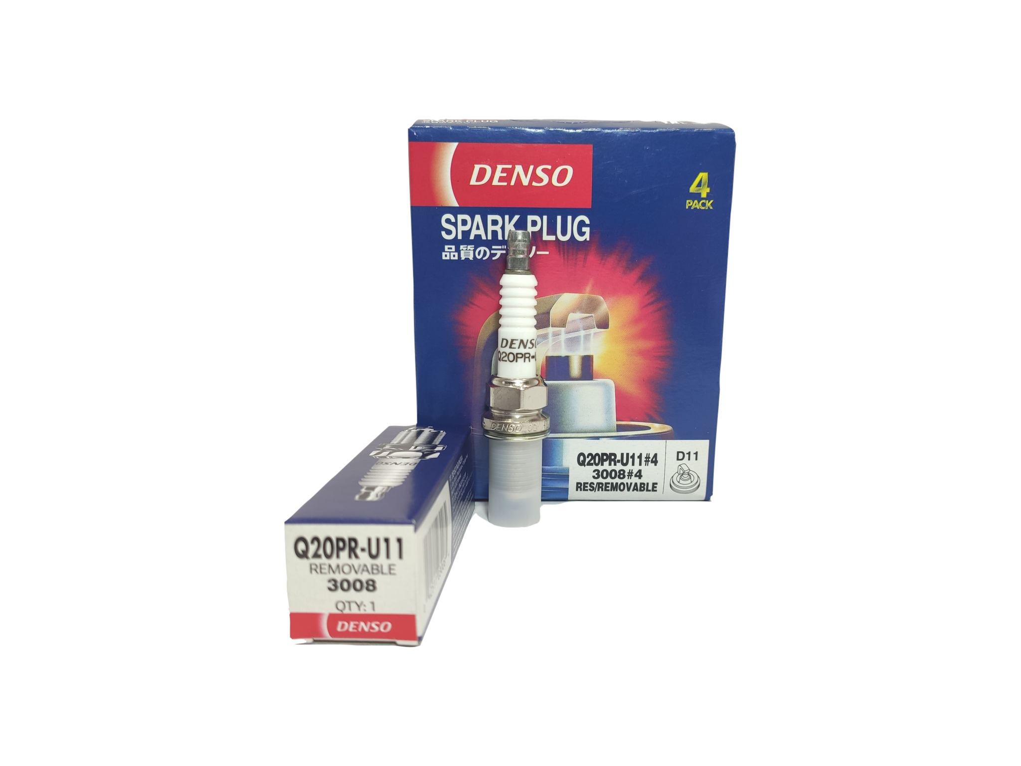 Свеча Denso 3008 Q20PR-U11 ВАЗ 2110-12, Kalina, Priora - 16 клап