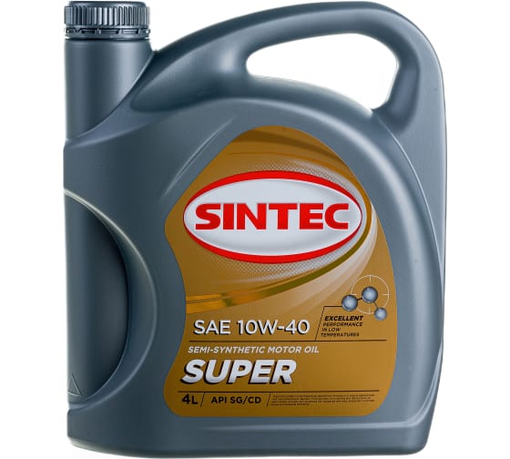 Масло мот. SINTEC Super 3000 10W40 п/синт 4л
