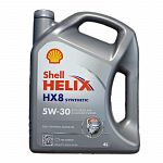 Масло мот. Shell Helix HX8 5W30 SL/CF синт., 4л