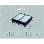 Фильтр воздушный LA179
