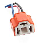 Колодка лампы фары с проводами H4 керамика 3-х контактная разъем патрон цоколь