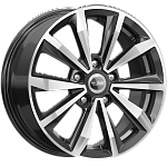 K&K KC974 (ZV 16 Seltos) 6.5*16 5*114.3 ET44 67.1 алмаз черный