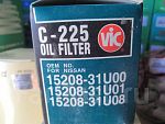 Фильтр масл. RB C-225 15208-31U00 Корея