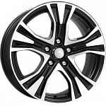 K&K KC778 (16 Creta) 6*16 5*114.3 ET43 67.1 алмаз черный 