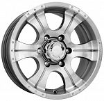 K&K Байконур 8*16 6*139.7 ET0 108.5 дарк платинум