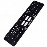 Рамка для номера с защелкой Lada золото