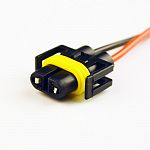 Колодка лампы фары с проводами HB4 9006 (разъем патрон цоколь)