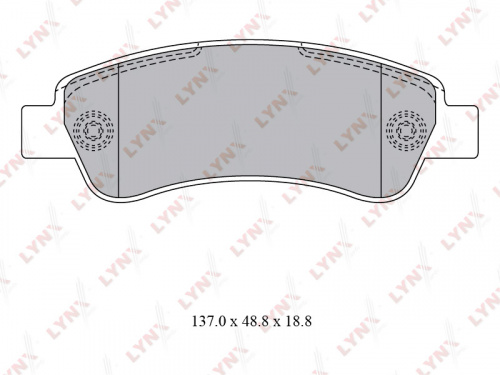 Колодки тормозные дисковые (зад.) BD2830