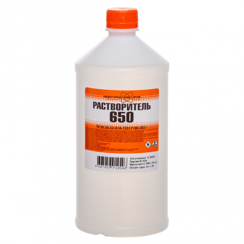 Растворитель 650 1л.