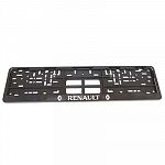 Рамка для номера с защелкой Renault
