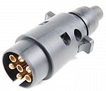 Розетка прицепа (черная) 7 конт. TRAILERCOM