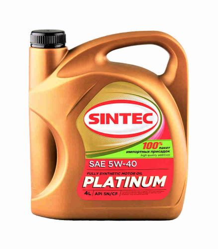 Масло мот. SINTEC PLATINUM 7000 5W40 SN/CF синт 4л